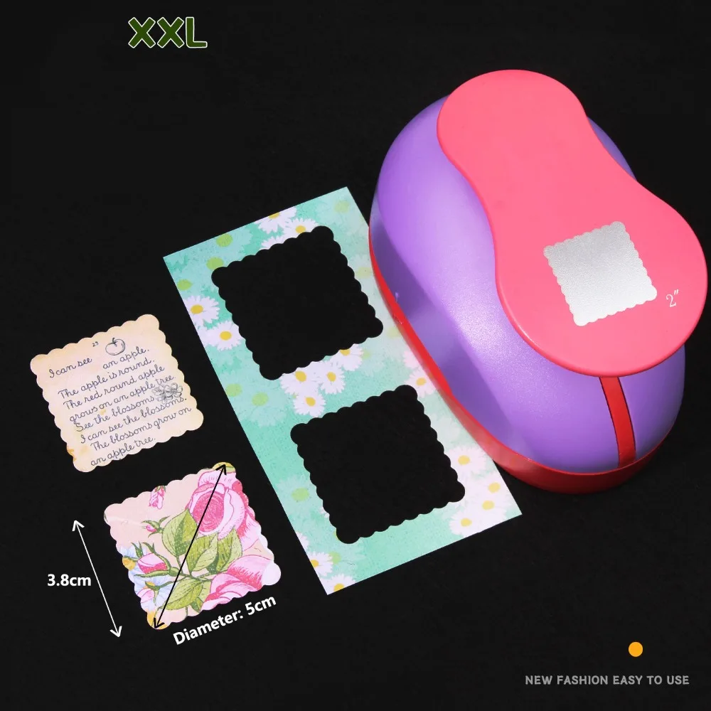 DIY Crafts Stamp Border Punch Handmade Labor-saving Stamp Embossing Machine Portable Embosser Stamp Toothed Puncher