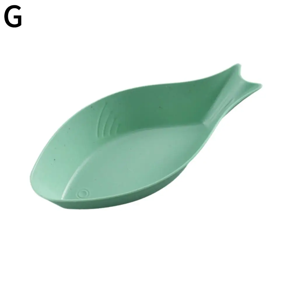 1pc Wheat Straw Seasoning Dish Household Kitchen Small Plate For Snacks Pickles Eco-friendly Dip Plate Pickles Saucer Bowl W0v8