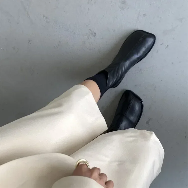 Woman Elastic Boots Fashion Ladies Thick Bottom Ankle Luxury Designer Female Boots  Nre Autumn Winter Women\'s Chelsea Boots 2024