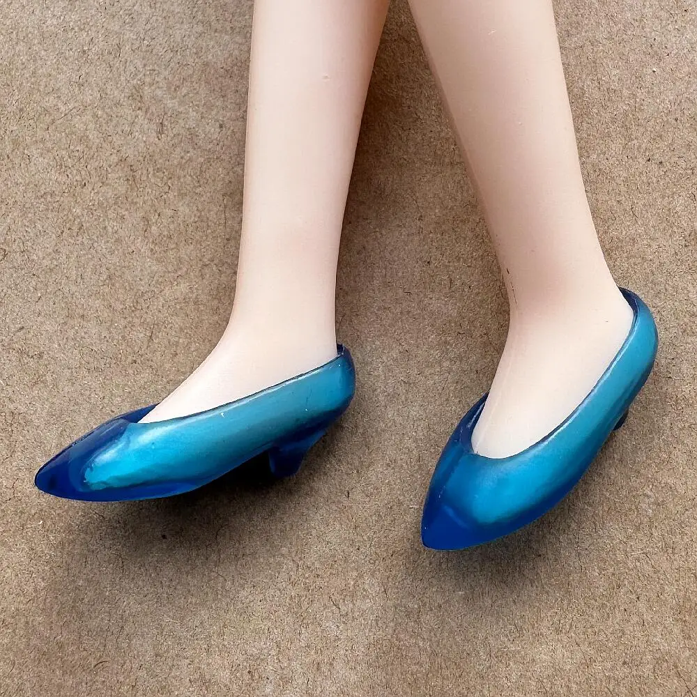 1/6 Maßstab Licca Puppenschuhe DIY High Heels & Flachsohlen Deko-Spielzeug für Puppenzubehör – Detail 24