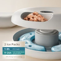 ROJECO 6 Meals Automatic Pet Feeder Smart Cat Food Dispenser For Wet & Dry Food Kibble Dispenser Accessories Auto Feeder For Cat 3