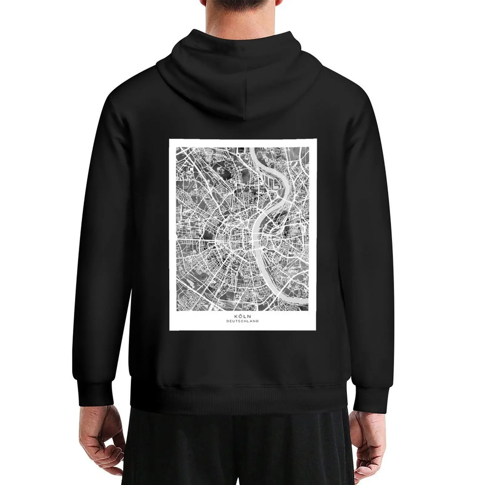 

Cologne Germany City Map Hoodie men's sweat-shirt men's sweat-shirt set korean clothes winter clothes pullover hoodies