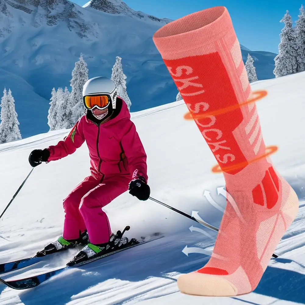 Professional Ski Socks Thickened Stockings Men Women Winter Outdoor Sports Hiking Cycling Snowboarding Snow Thermal Sock