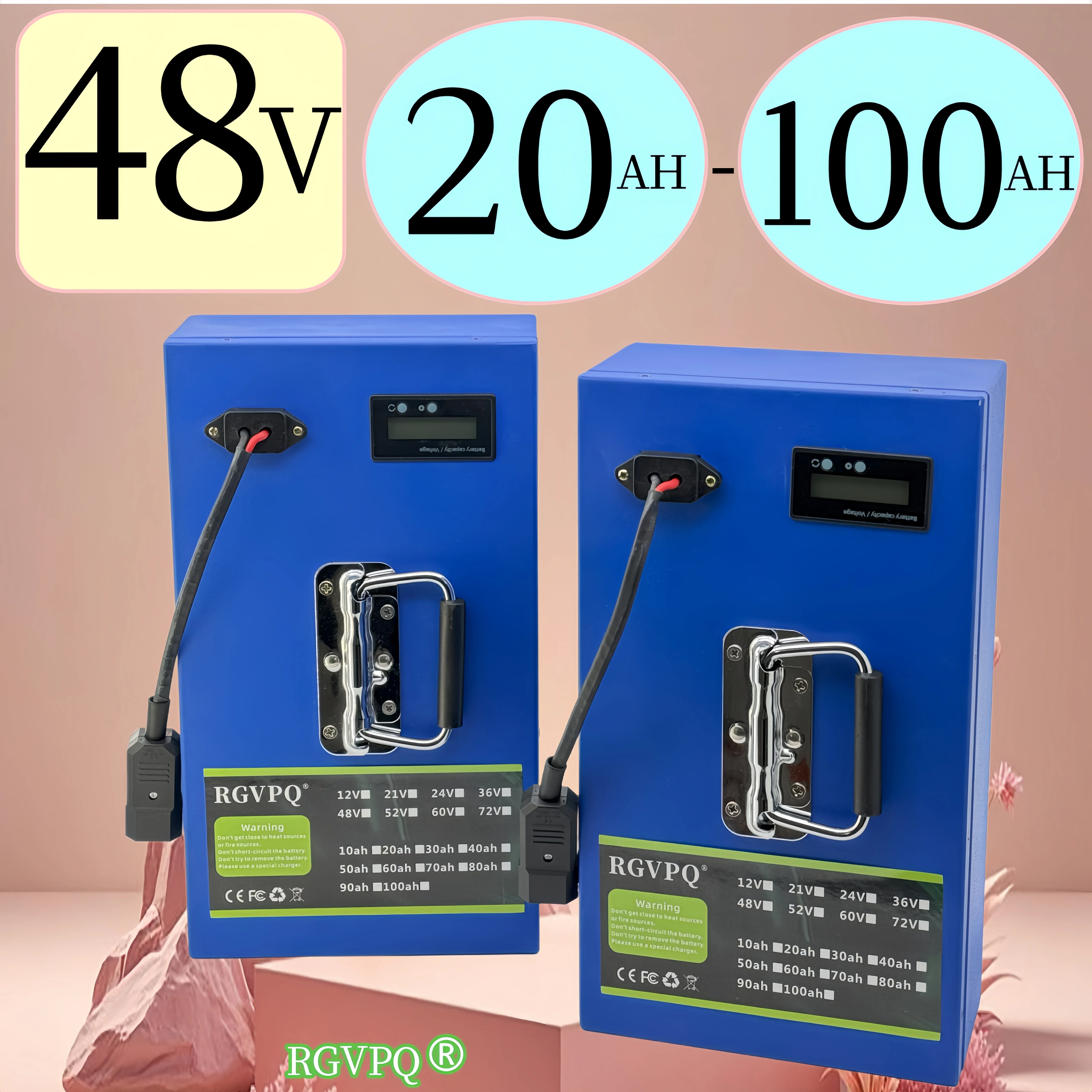

Air freight, built-in 30AHBMS, 48V100AH, shipped within 24 hours, 18650 lithium-ion battery, suitable for equipment below 3000W