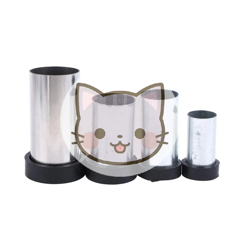 

1PCS Aluminum Casting Flask With 1 Rubber Sprue Base 20/25/30/35mm Plaster Mold Processing Tools For Jewelry Making