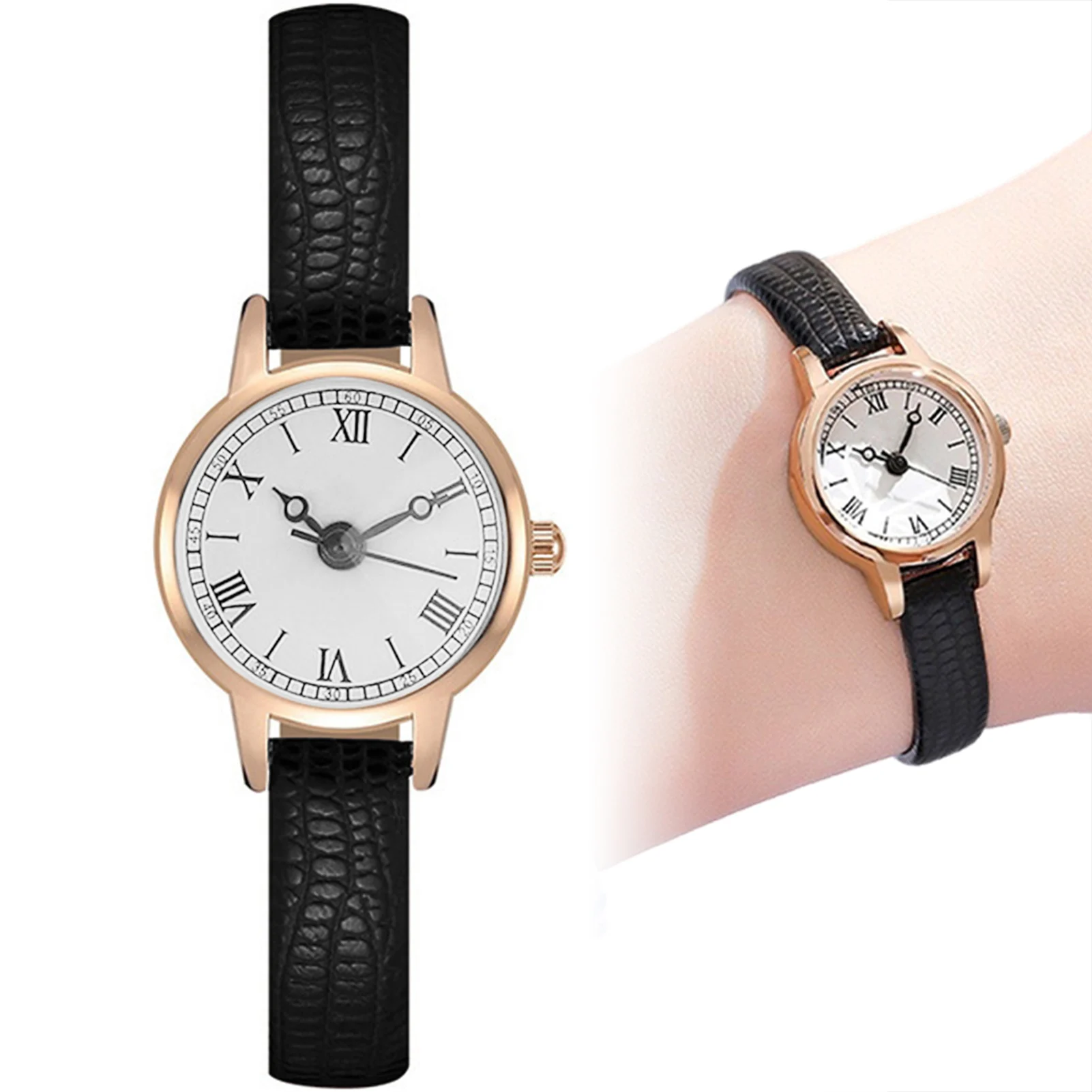 

Classic Round Dial Women Watch Easy Read Round Dial High-End Wristwatch eting and Dating Anniversary