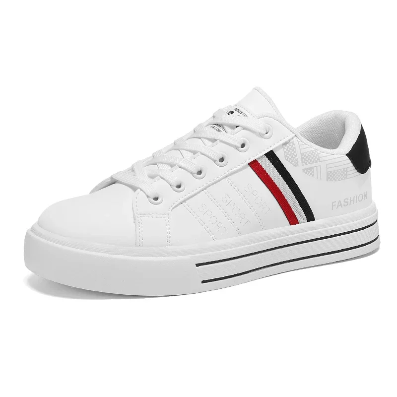 

Men's Spring and Autumn 2025 new breathable loafers, white anti-slip casual sports shoes, running sneakers, large sizes 39-46