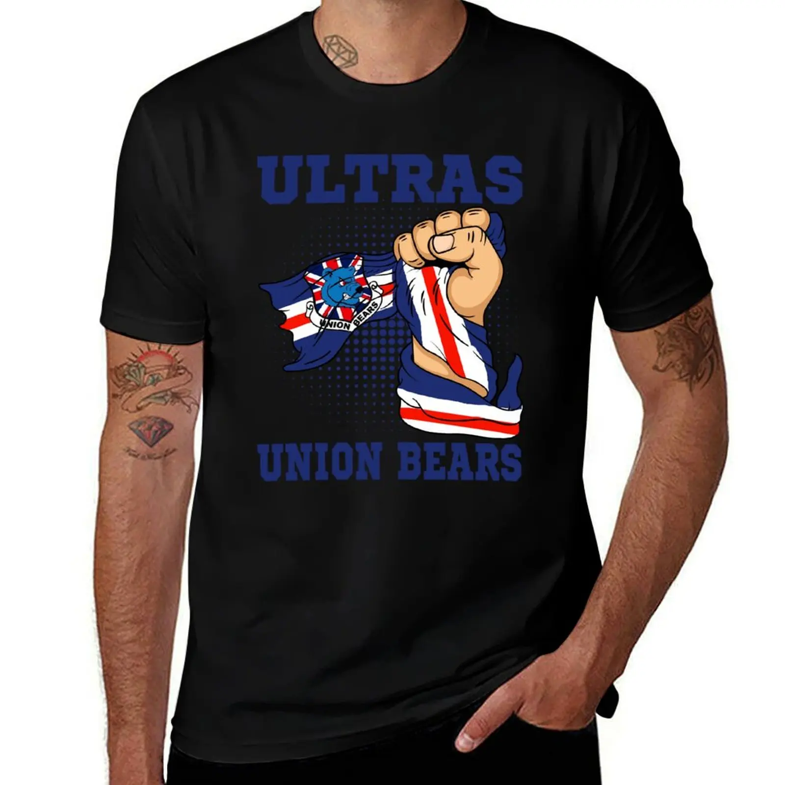 Union Bears T-Shirt Fashion Simple Casual Tee Shirt T-Shirt