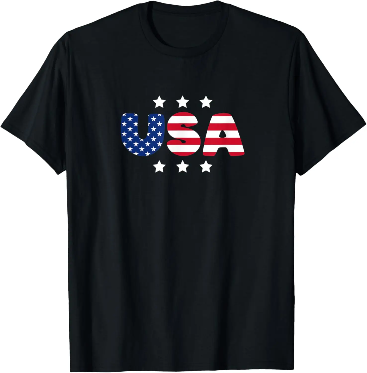 T-shirt con grafica patriottica USA