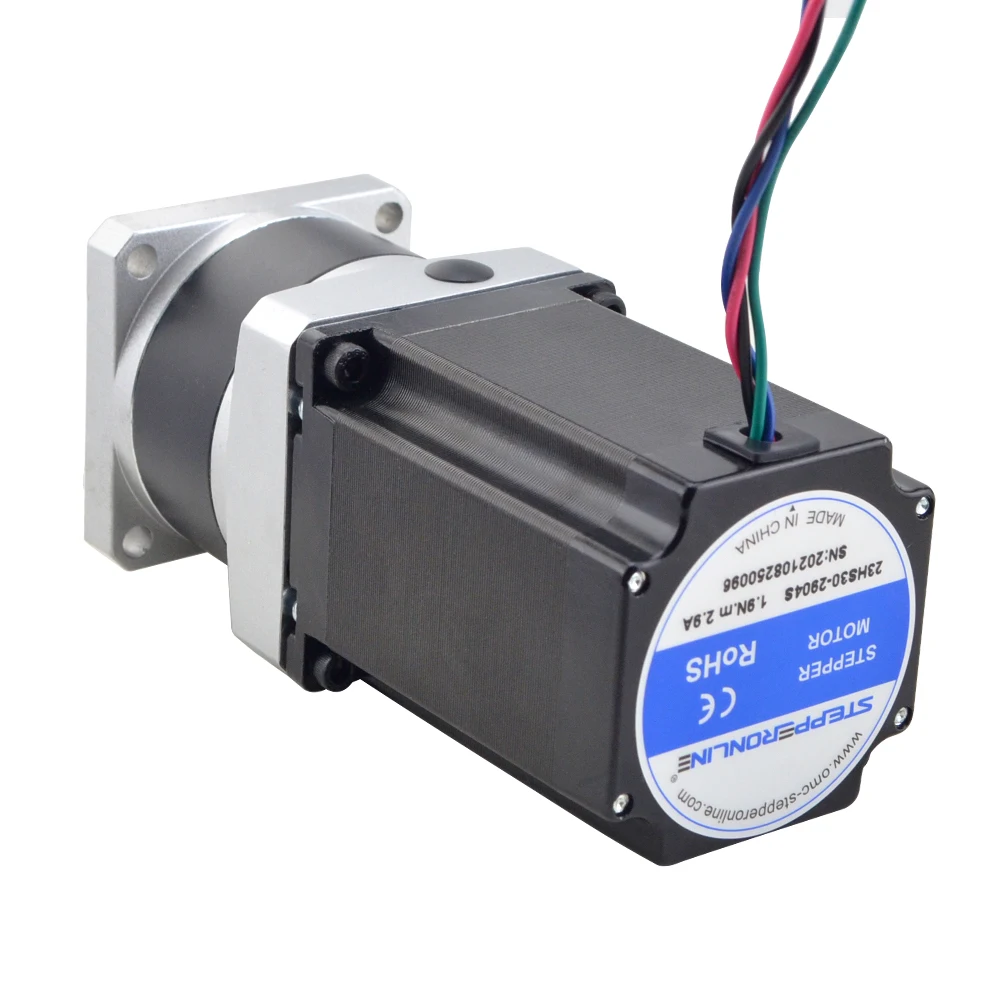 Nema 23 Stepper Motor Planetary Gearbox Ratio 5:1/10:1 Nema23 Geared Motor Φ14mm Output Shaft for 3D Printer