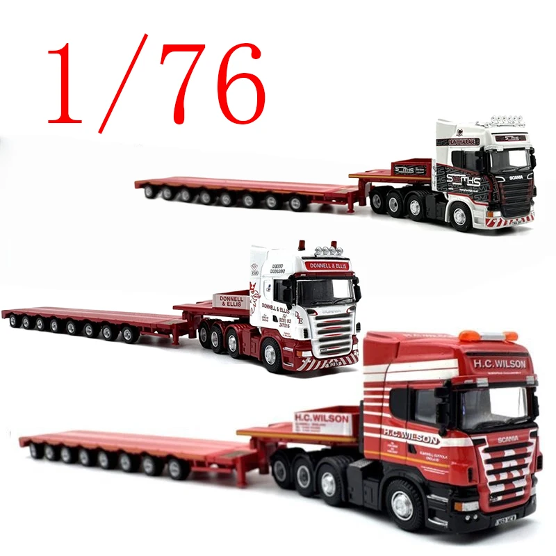 

OXFORD литой под давлением масштаб 1/76 Scania, модель автомобиля из сплава Scania R580, грузовик с прицепом, игровые транспортные средства, игрушки для мальчиков, подарок, оригинальная коробка