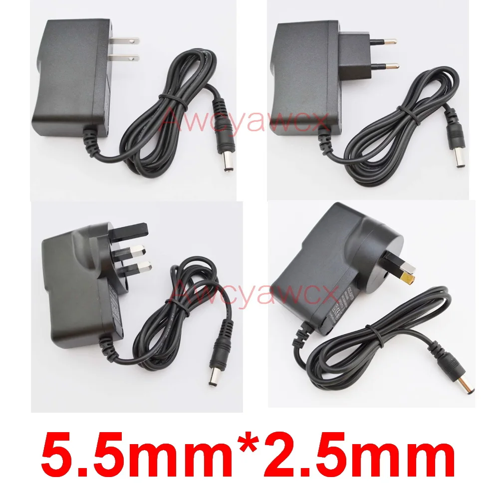 15V1A high quality IC program AC 100V-240V Converter Adapter DC 15V 1A Power Supply UK Plug DC 5.5mm x 2.1mm-2.5mm  1000mA