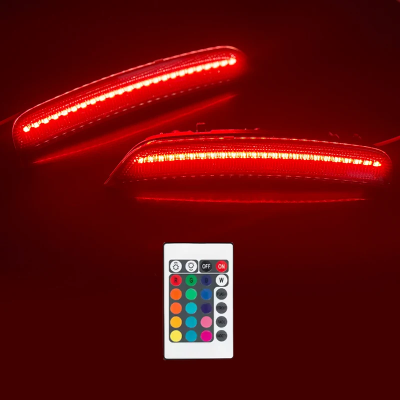 

RGB LED Side Marker Lights for Dodge Durango 2021-2025, For Dodge S.RT RGBW Flow Series LED Badge Emblem Logo