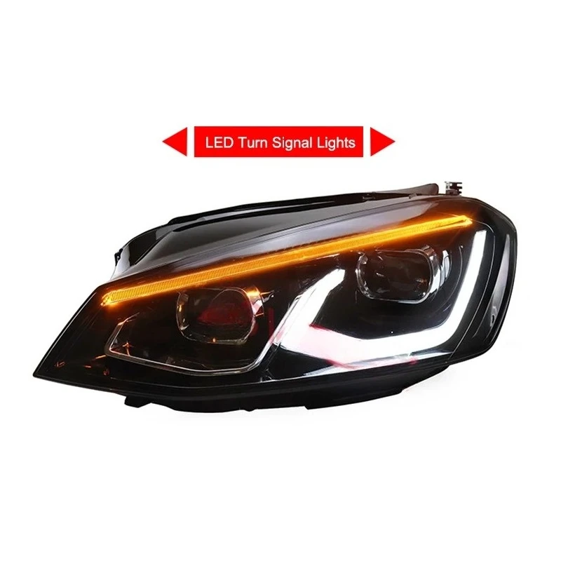 New Design Full LED Wholesale Modified Front Lamp Headlight For VW Golf 7 2014-2016 Modified Light Assembly