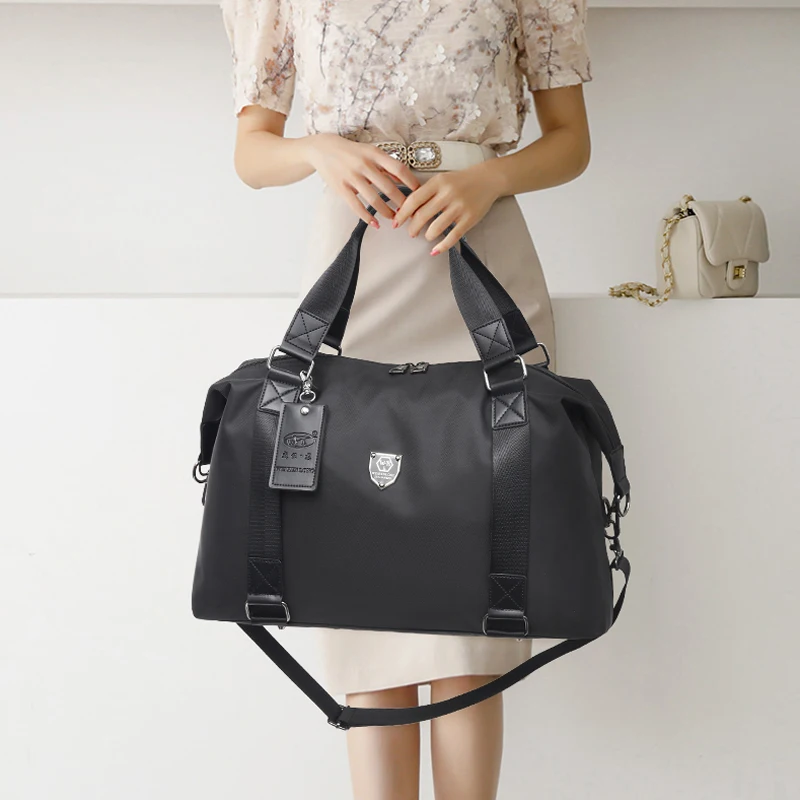 

Водонепроницаемая дорожная сумка, женская портативная сумка большой вместимости, мужская сумка на одно плечо, сумка через плечо, несущая ...