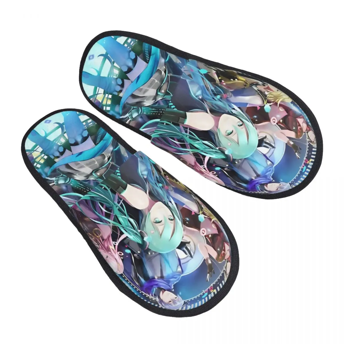 vocaloid-poster-hatsune-miku-chinelos-de-pelucia-para-interior-aconchegante-chinelos-de-pele-domestica-antiderrapantes
