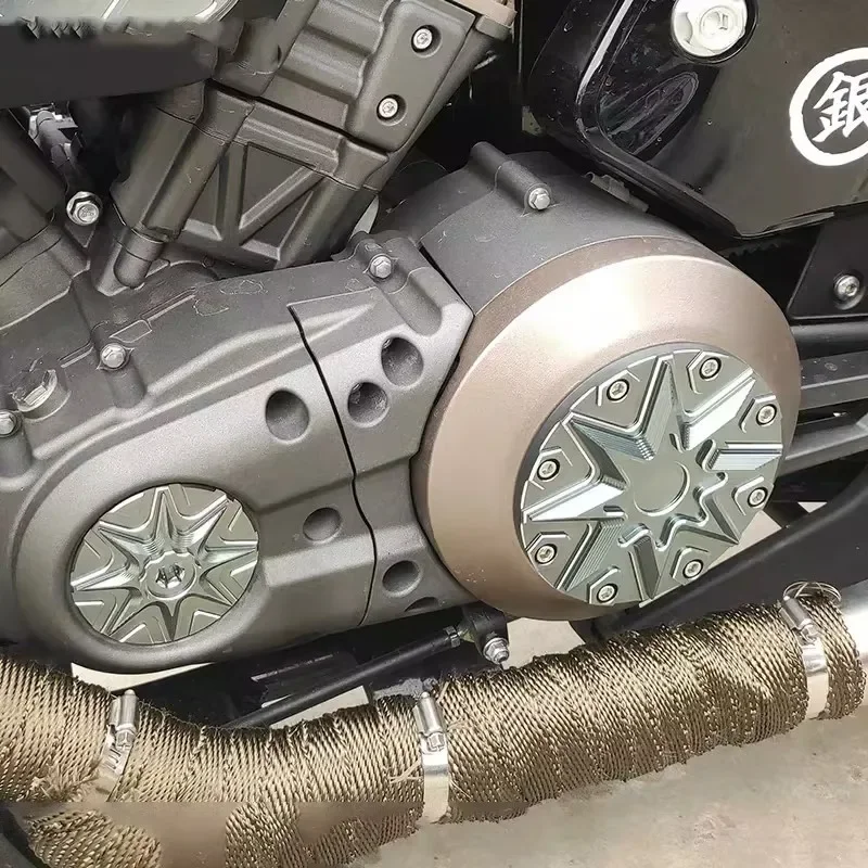 【Precise Fit】Motorcycle Engine Protective Magneto Cover Belt Pulley Side Fairing Cover Fit BENDA ROCK 250 Mod Replacement Parts