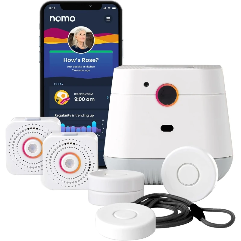 

Medical Alert System, Fall Detection for Seniors, WiFi in Home Monitoring Safety System, Emergency Call Button, Custom Fall