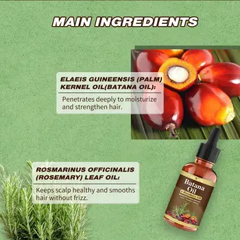 Batanový olej s rozmarýnem pro růst vlasů, výživu pokožky hlavy, detoxikaci pro silné a zdravé vlasy, bio odstraňuje vypadávání vlasů a snižuje vypadávání vlasů. 10 nejlepší prodej genoxidil - №10