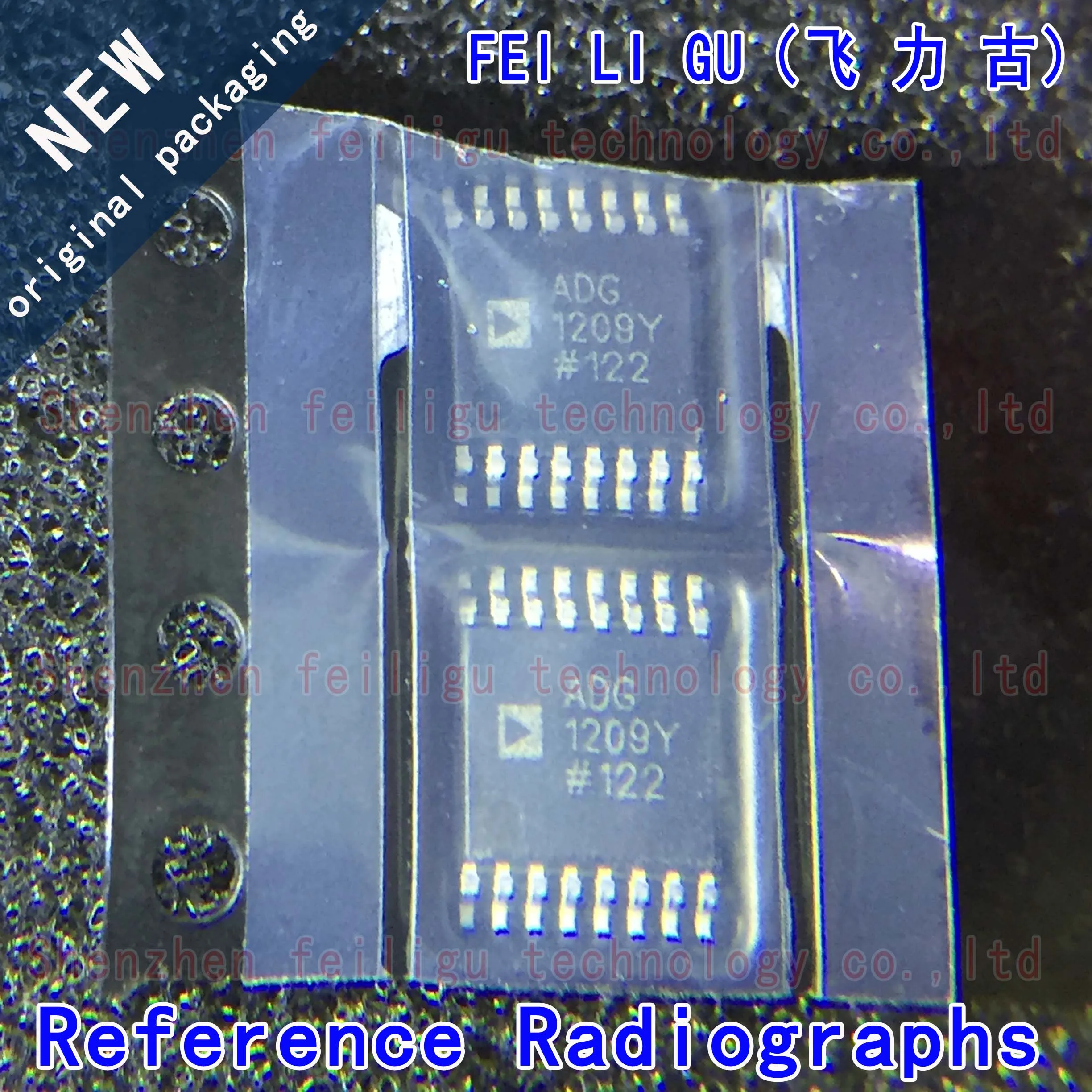 Interruptor analógico e chip de multiplexador, 100% original, ADG1209YRUZ-REEL7, ADG1209YRUZ, ADG1209Y, ADG1209, embalagem TSSOP16, 1-30pcs