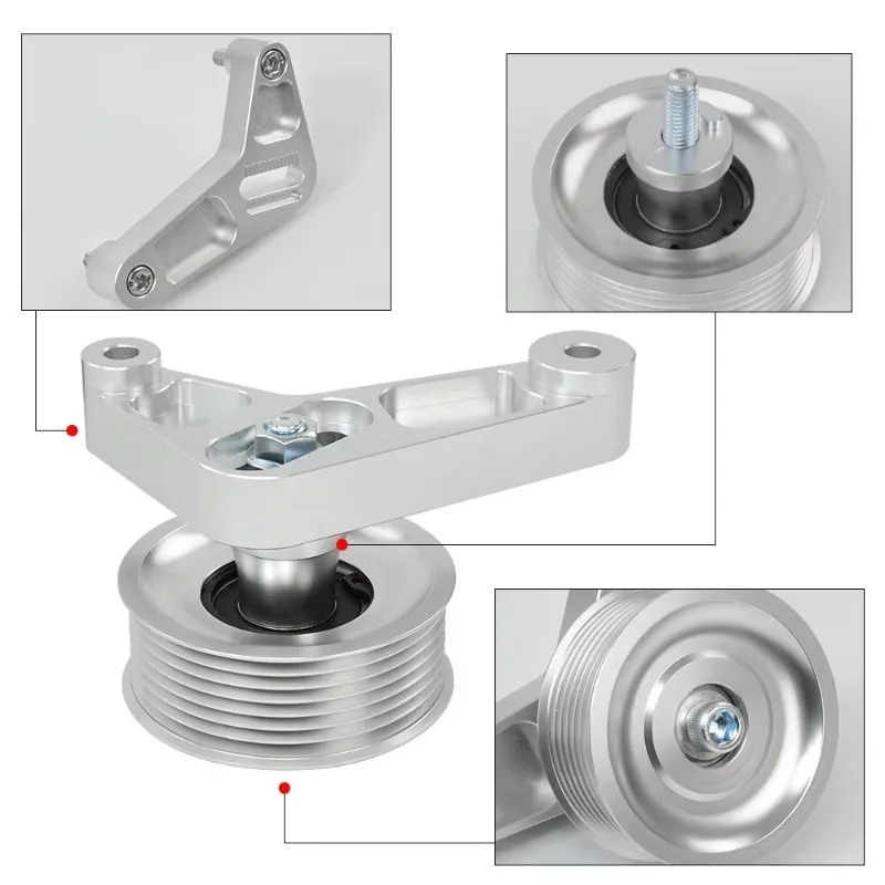 K Series Swap K20/K24 Adjustable EP3 Idler Pulley Belt Kit for Honda Civic & Integra & RSX view 3