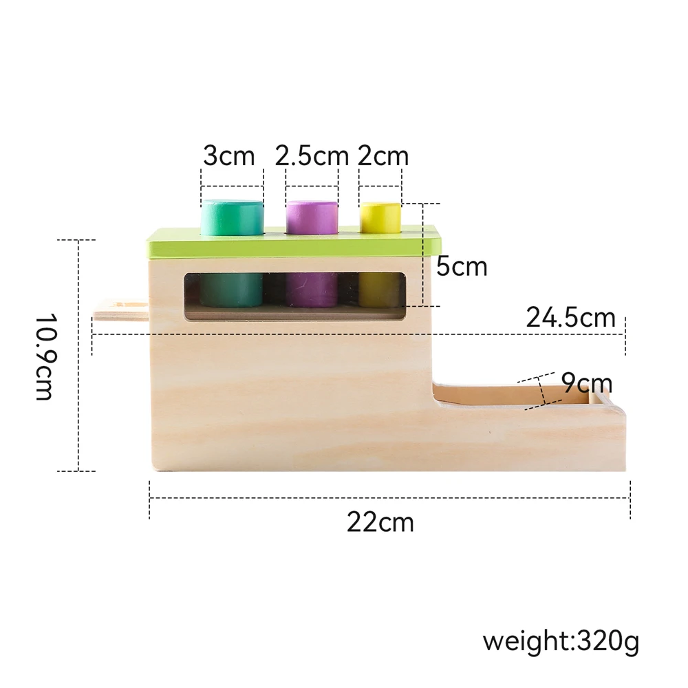 Montessori ของเล่นไม้เด็กรูปร่างสีความรู้ความเข้าใจ Match Sensory ของเล่นที่มีสีสันการประสานมือและตาจับการศึกษาของขวัญเด็ก