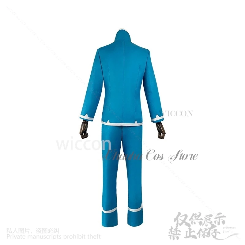 مرحبا بكم في مدرسة شيطان إيروماكون كوسبفريه سوزوكي إيروما أنيمي زي اليابانية جيراي كي الأزرق DK معطف موحد السراويل شعر مستعار مخصص