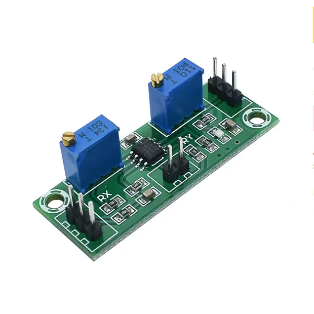 LM358 weak signal amplifier voltage amplifier two-stage operational amplifier single power signal acquisition module