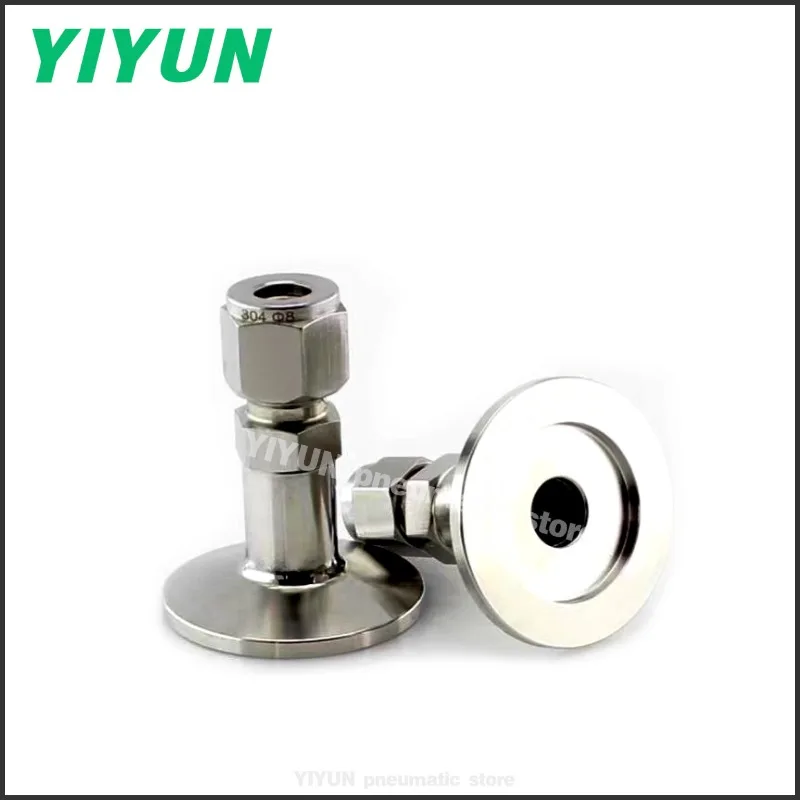 1pc KF16 KF25 KF40-3mm 6mm 8mm 10mm 12mm 1/8 1/4 3/8 1/2 vacuum swivel sleeve joint KF Series Flange Pneumatic tool