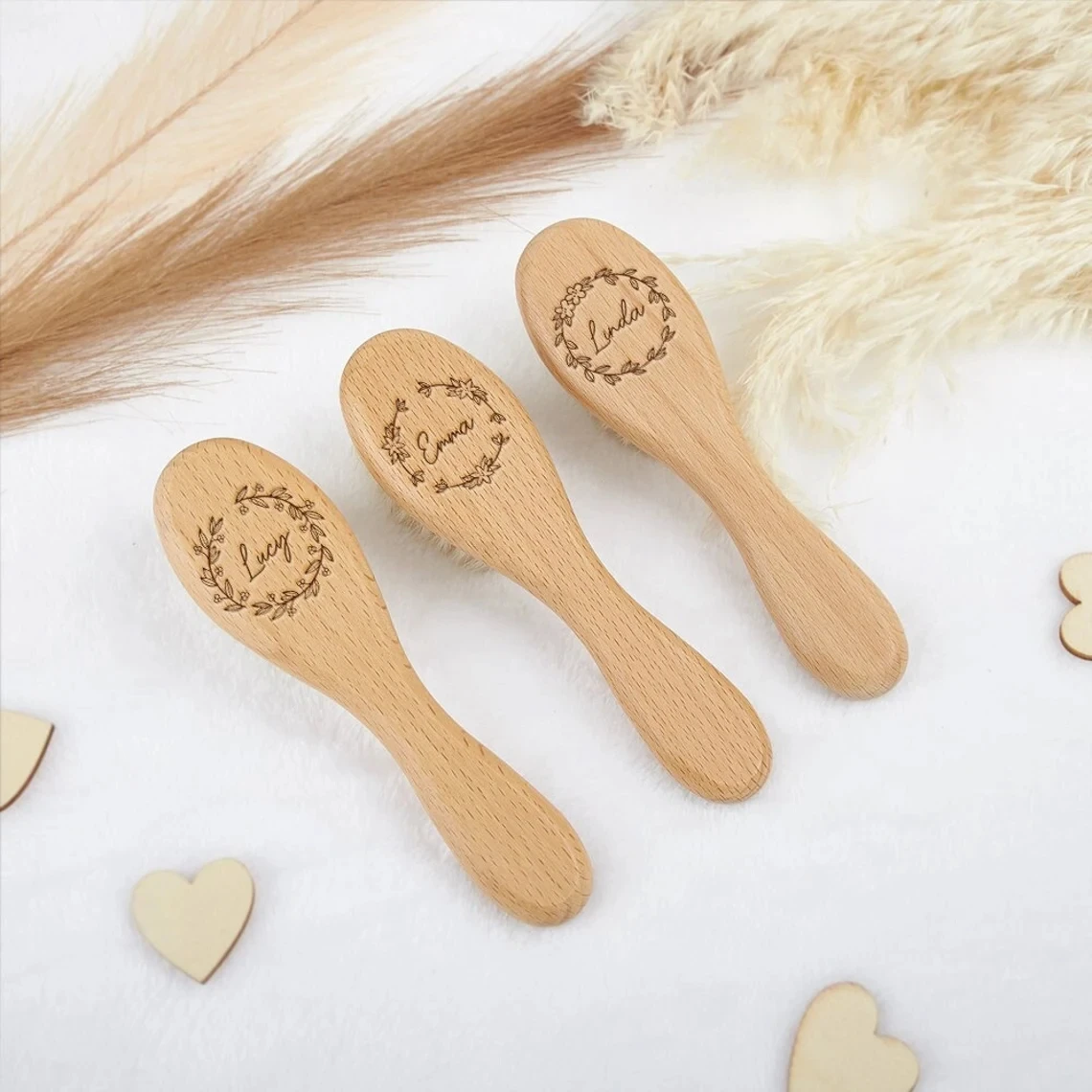 

Personalized Baby Hairbrush with Baby Name, Toddler, Baby Shower Gift, Baby Keepsake Gift, Baby Girls Boys Gift,New Parents Gift