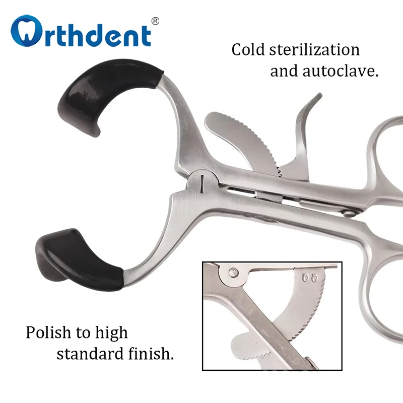 ทันตกรรมปาก Retractor สแตนเลส Molt Gag Cheek Lip Expander จัดฟันเครื่องมือผ่าตัดช่องปากทันตกรรมเครื่องมือ L/M/S