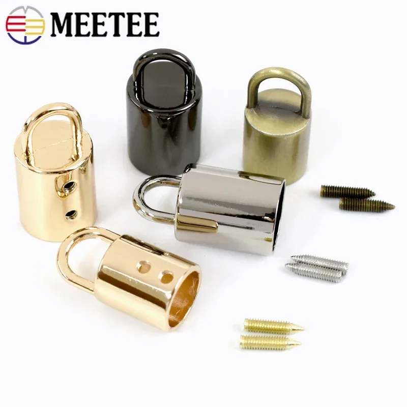 5/10/20Pcs 11mm/14mm Metal Buckles For Bag Strap Tassel Cap Clasp Hook Rope Cord Lock Handbag Connector Hanger DIY Accessories