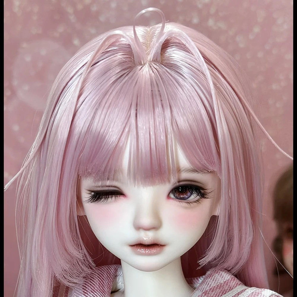 1/4 BJD Doll Head Resin Material Blinking Doll Head DIY Doll Accessories No Makeup Doll Head Toys Gifts