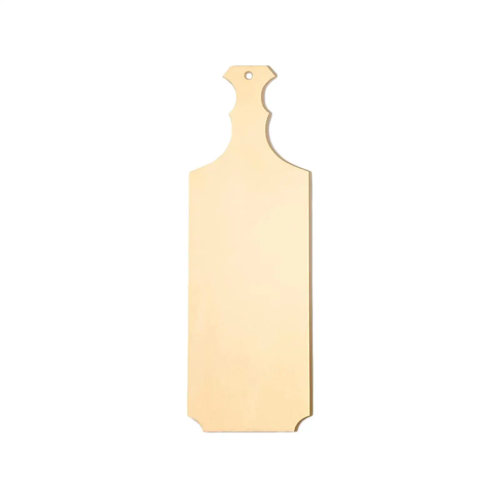 6 Pieces Wooden Mini with Handle Unfinished Wood Paddle Chopping Board Tray Cutouts for Decor