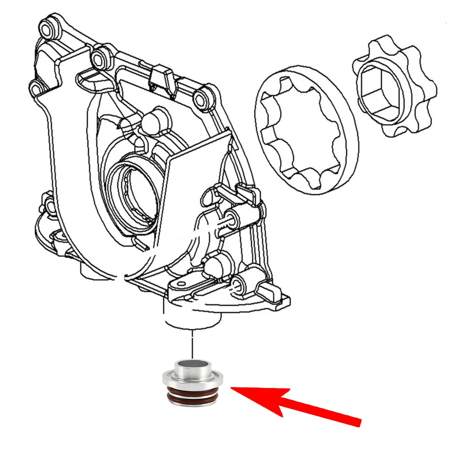 Artudatech Oil Pump Pickup Pipe Seal Gasket for Fiat Alfa Romeo Lancia 1.6 2.0 2.2 JTDM