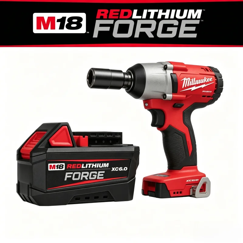 

Milwaukee M18 FORGE XC8.0 Battery Original REDLITHIUM Fastest Charging Powerful Tool Battery