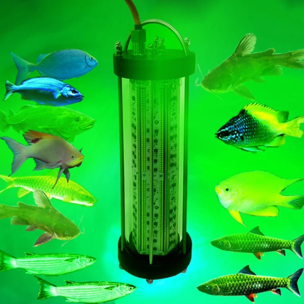 Underwater Catching Fish Lights Trap Squid Gadus Tuna Octopus Hairtail Lauch Lures Glare Attracting Fishing Lamp