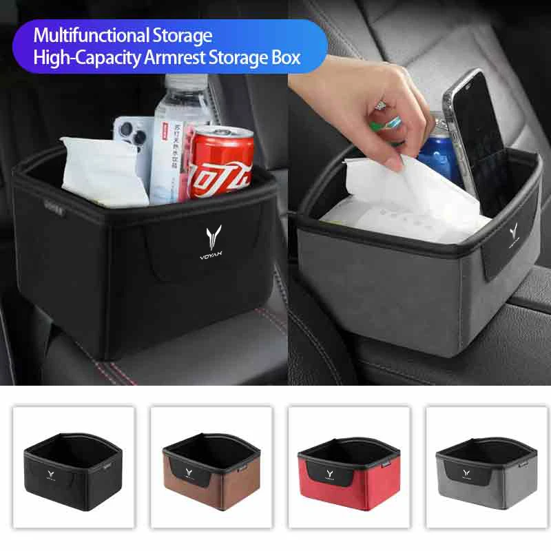 

Car accessories interior PU Leather Armrest Storage Box For Toyota VOXY CHR Corolla Yaris Aygo GT86 Prius RAV4 Camry Auris