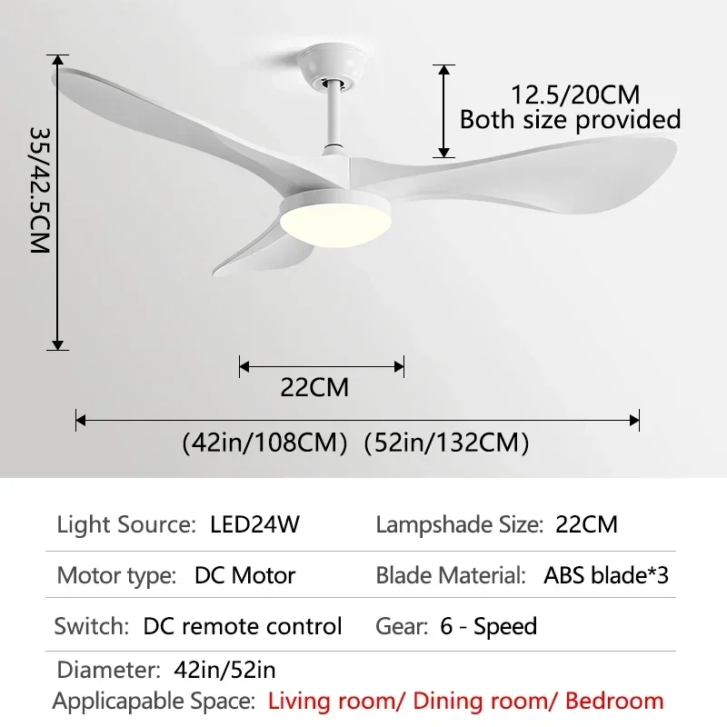 Modern 60 Inch High Wind Ceiling Fan For Restaurants Industrial And Commercial Variable Frequency Household Lighting Ceiling Fan