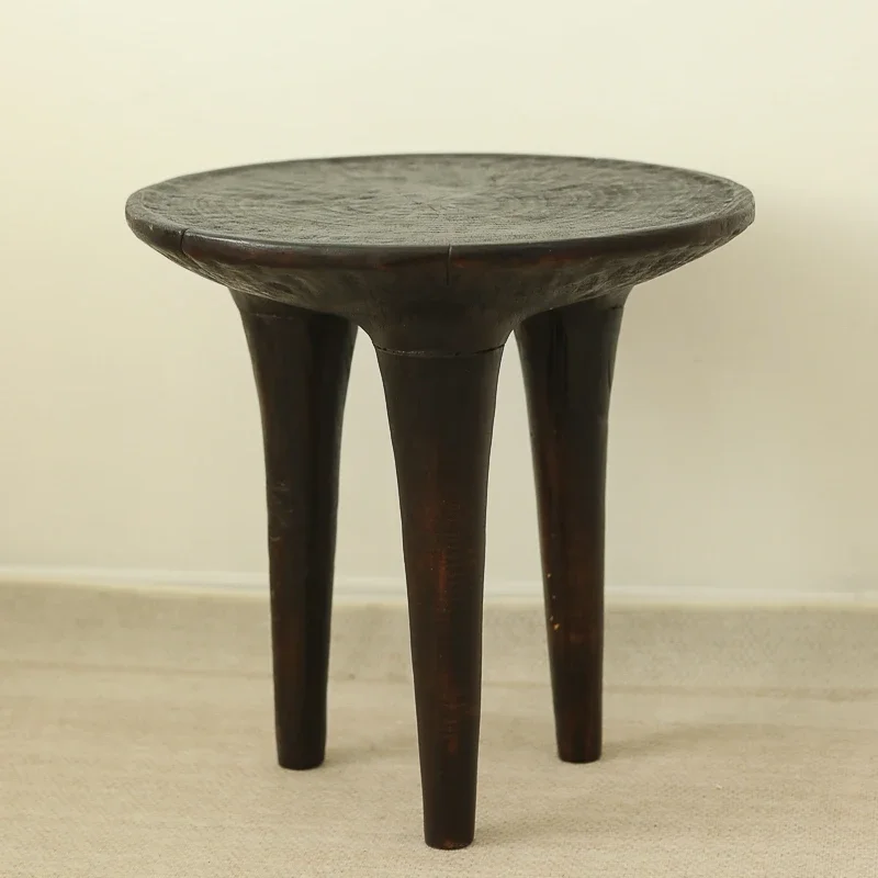 Round advanced medieval edge corner table coffee table wabi sabi zen round coffee table elegant retro wabi sabi wind