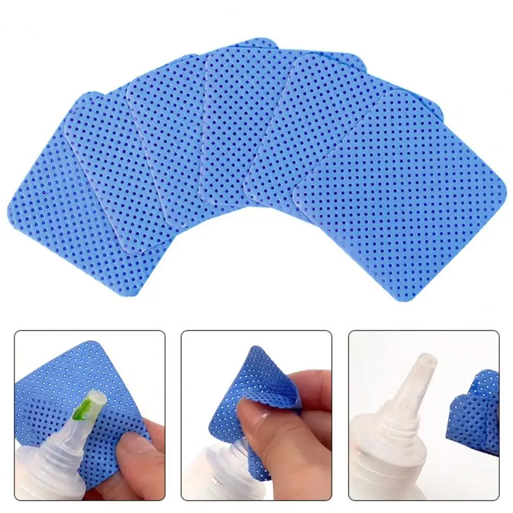 540Pcs Lint Free Nail Wipe Absorbent Eyelash Extension Glue Nail Art Gel Polish Removal Square Non-Woven Fabric Cleaning Cloth