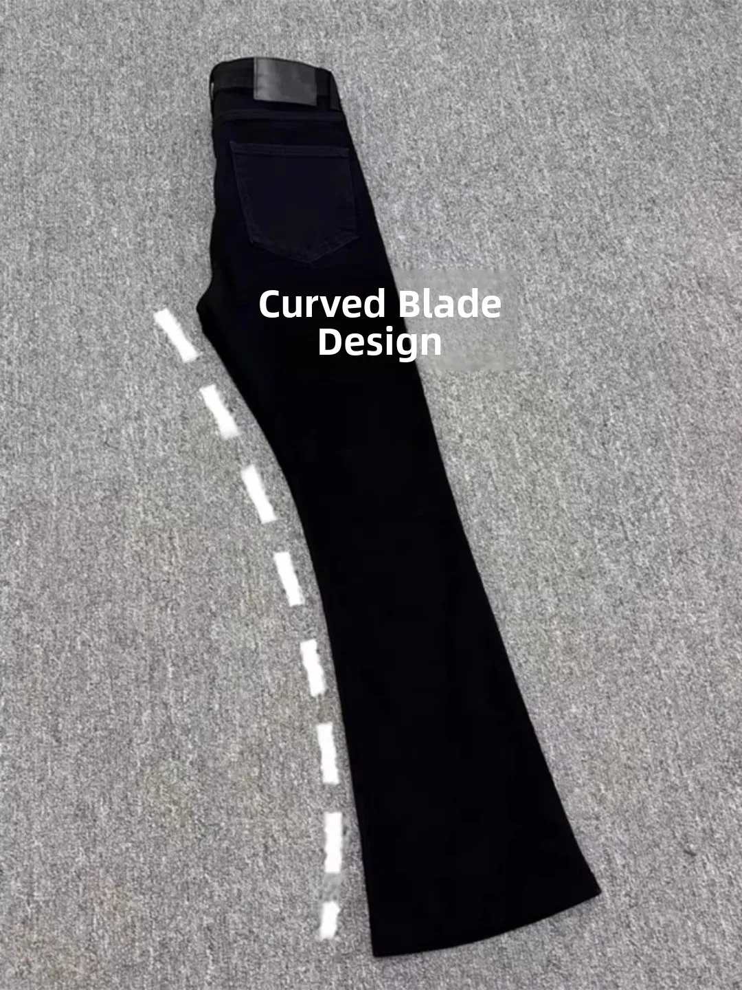 

Мужские джинсы Bla Fce Lined Slim Fit Bootcut Knife Le Curve с зауженным кроем, средней посадкой, на молнии, для повседневной носки, зимние брюки