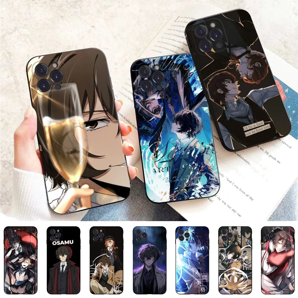 Bungou Stray Dogs Dazai Osamu Phone Case For iPhone 15 14 13 12 Mini 11 Pro XS Max X XR SE 6 7 8 Plus Soft Silicone Cover