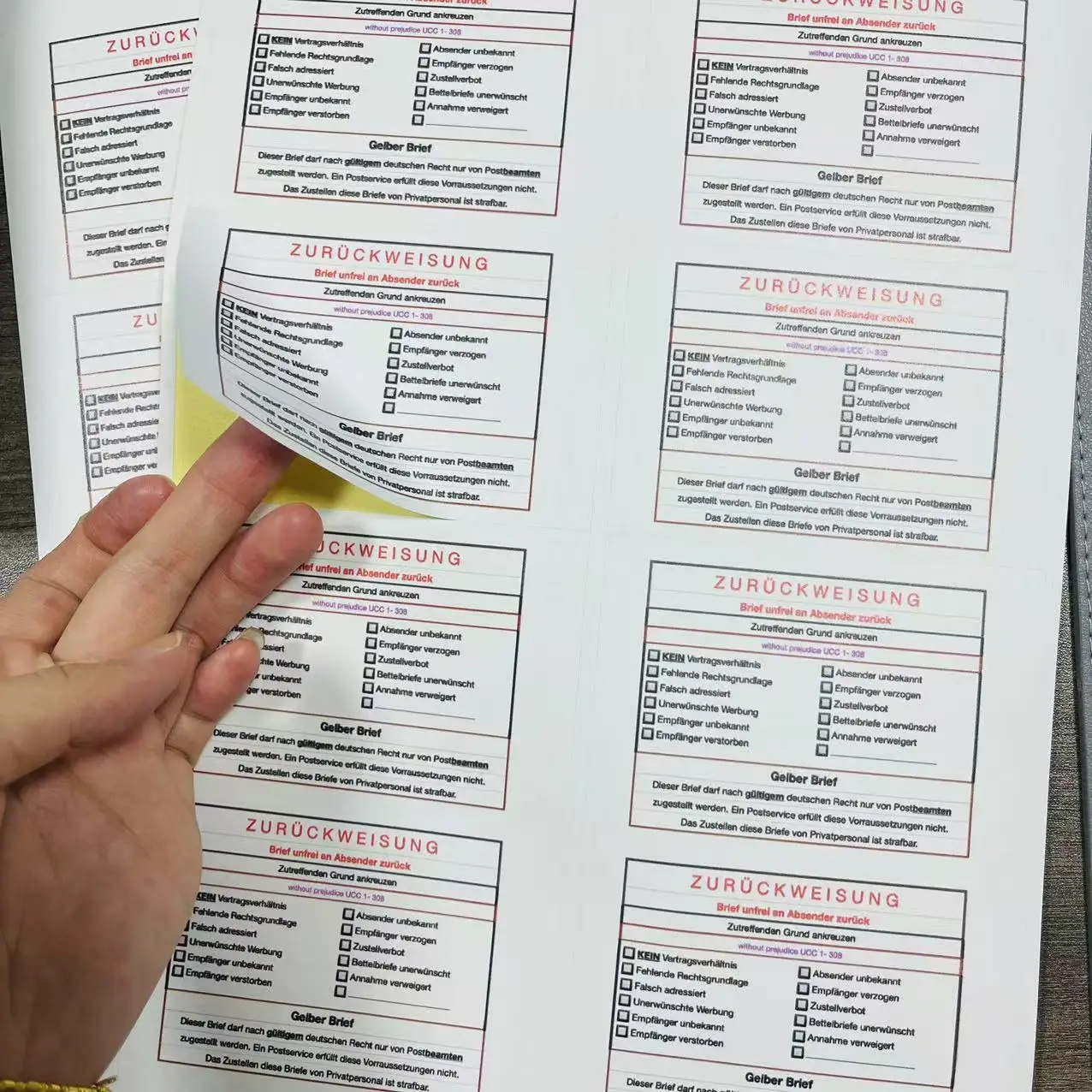 50 sheets/pack Matte White Multifunction Unprinted Address Labels Stickers A4 Sheets Sticky Self Adhesive For Inkjet Printer