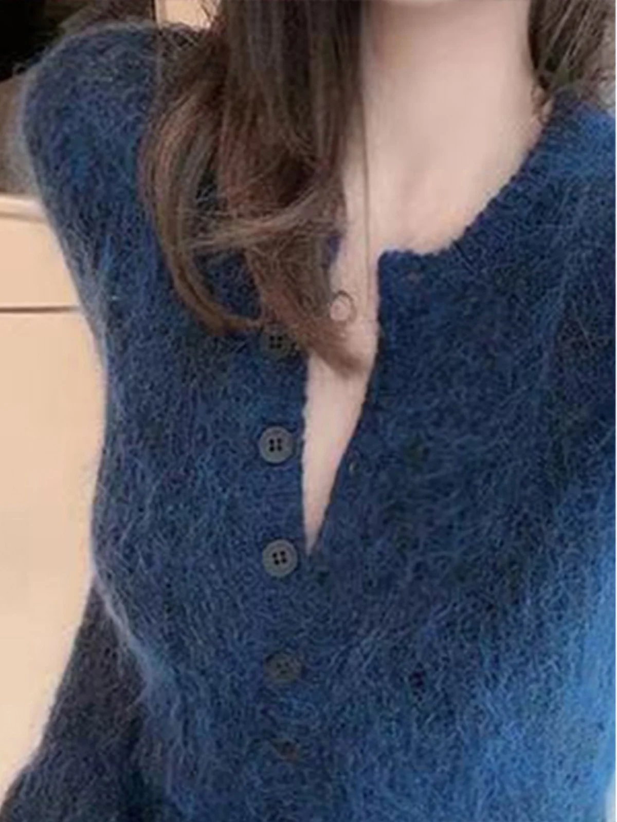 패셔너블한 니트 스웨터 여성용 패션 2025 봄 신상 슬림핏 카메레 다용도 기본 탑 엘리 리틀 인스