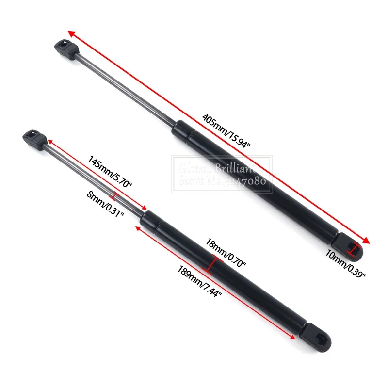 2Pcs Car Rear Window Glass Gas Spring Shock Lift Strut Struts Support Bar Rod For Hyundai Tucson 2005 2006 2007 2008 2009 - 2012