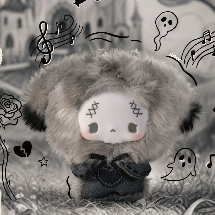 Gugu Grauton-Konzert-Serie Blindbox Kawaii Plüsch-Anhänger Mystery Box Niedliche Vinyl-Gesichts-Schlüsselanhänger-Puppen Überraschungstüte Spielzeug-Geschenke