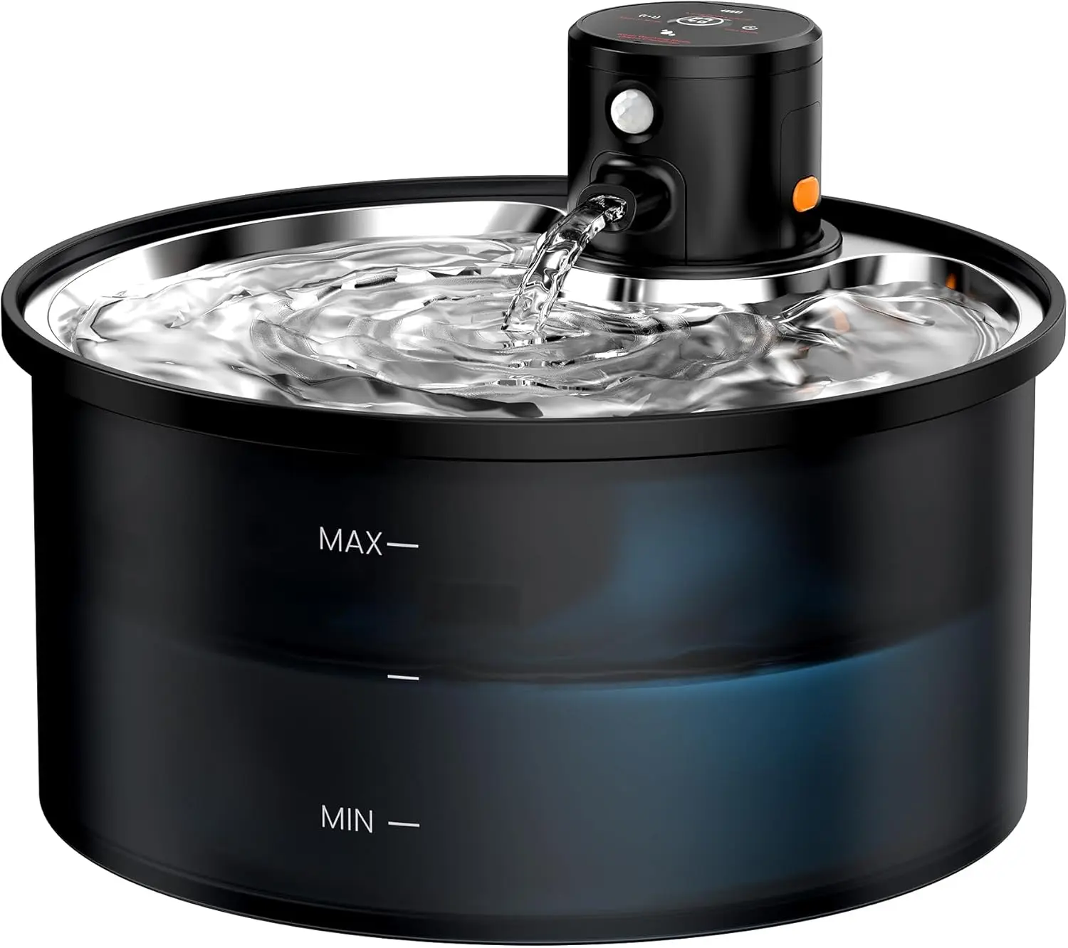 

Cat Water Fountain Cordless: Battery Operated Cat Fountain - 108oz/3.2L Automatic Pet Water Dispenser Rechargeable Drin