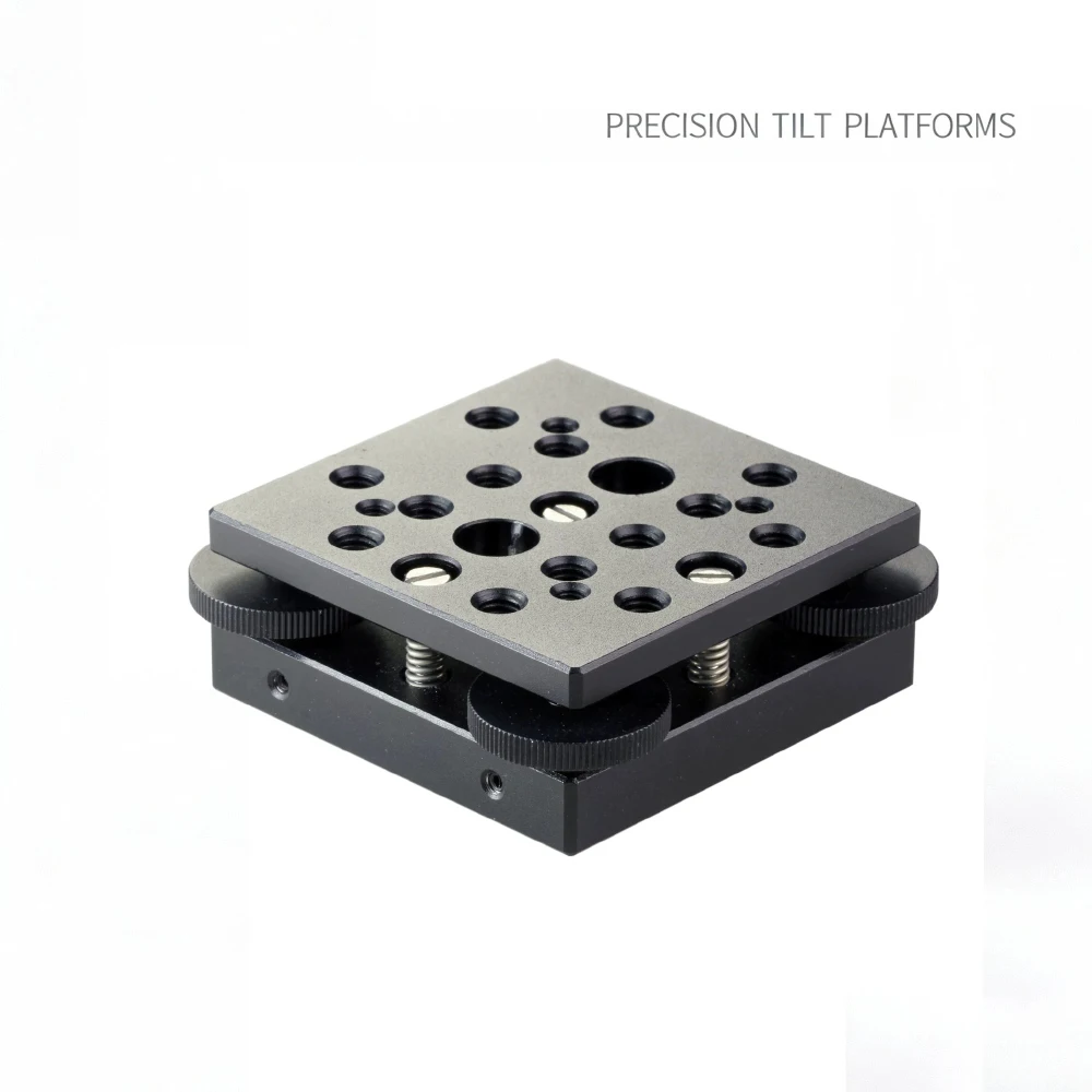 B-TP-213 Dual-Axis Tilt Adjustment Stage – 2-Angle Pitch Adjustment, Rotation Around X/Y Axis