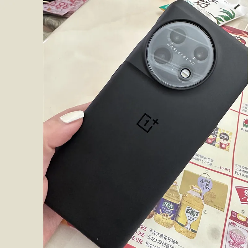 Asli untuk OnePlus 11 ACE2/11R Casing Belakang Lembut Ramping Tahan Benturan Penutup Kulit Karet Matte Ultra Tipis